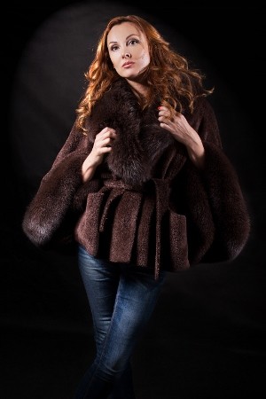 Меховое пальто