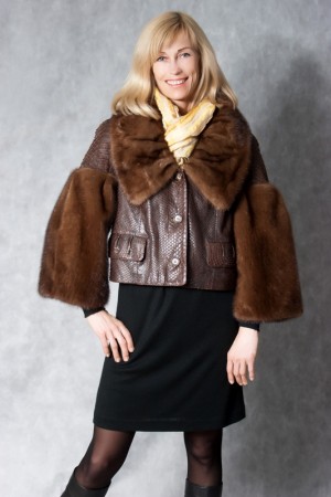 Комбинированный жакет