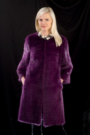 Пальто из норки