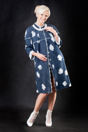 Джинсовое пальто