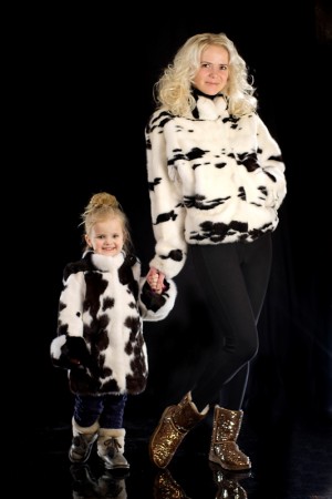 Жакет и детская шубка