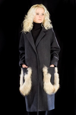 Твидовое пальто