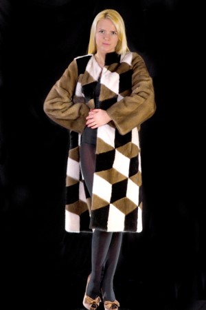 Норковая шуба 3D