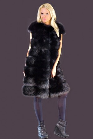 Жилет из песца