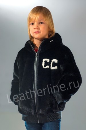 Детская норковая шуба